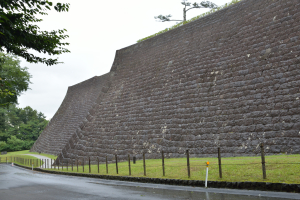 仙台城・本丸北側の石垣