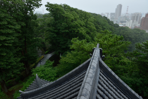 久保田城・御隅櫓からの眺め