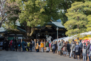 穴八幡宮・行列