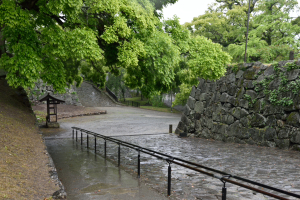 福岡城・裏御門跡付近