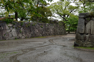 福岡城・扇坂御門跡