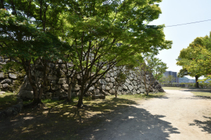 福山城・本丸の石垣