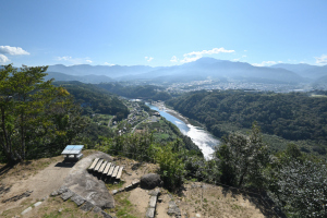 苗木城・天守台からの眺め